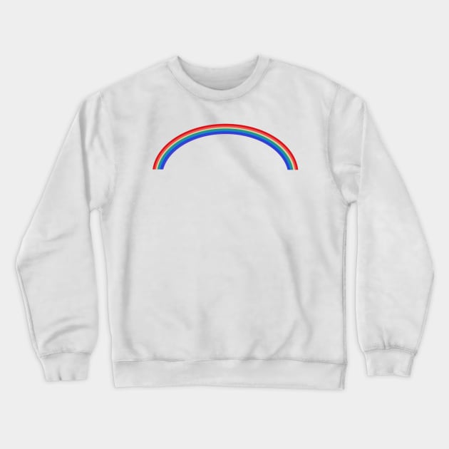 Wide Rainbow Crewneck Sweatshirt by Strong with Purpose